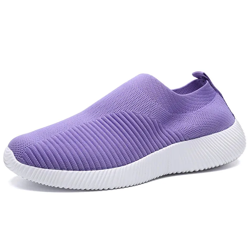 2023 Breathable Mesh Platform Sneakers for Men Slip-on Soft Bottom Unisex Casual Shoes Super Light Comfort Couple Sports Shoes