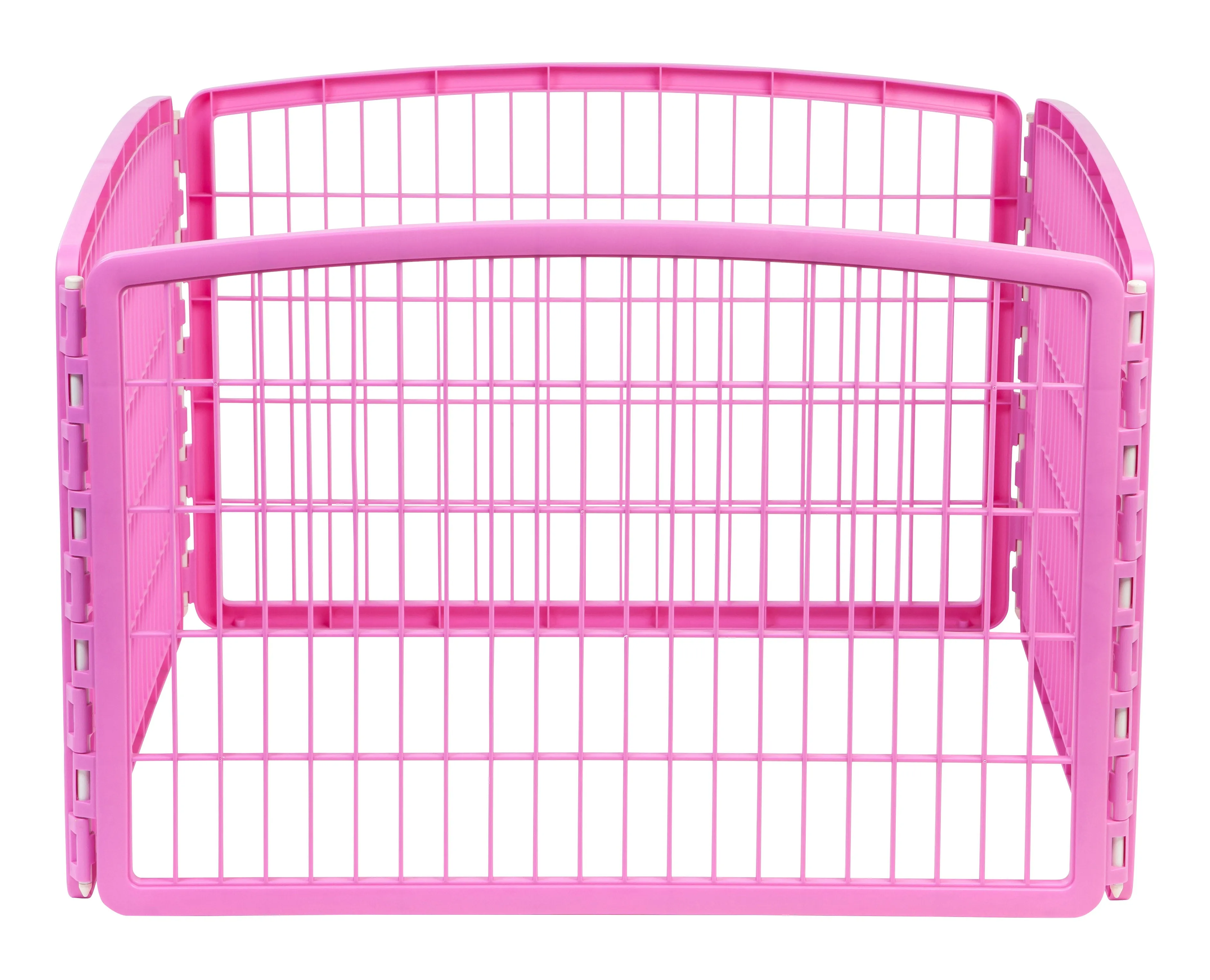 24'' Exercise 4-Panel Pet Playpen without Door, Pink