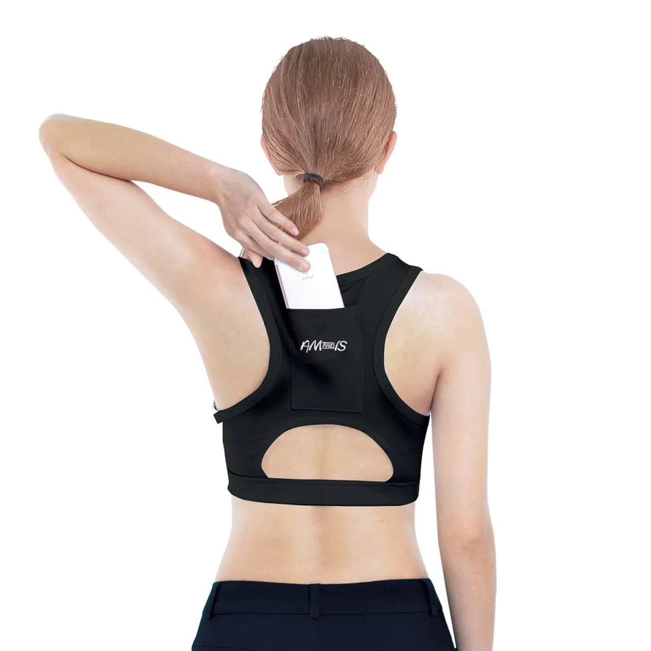 Am&Is Activewear Sports Bra With Pocket - 6 colors