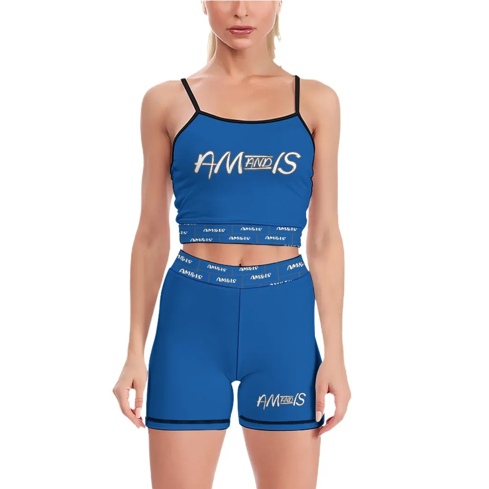 Am&Is Activewear Women's Slim Two Piece Yoga Set