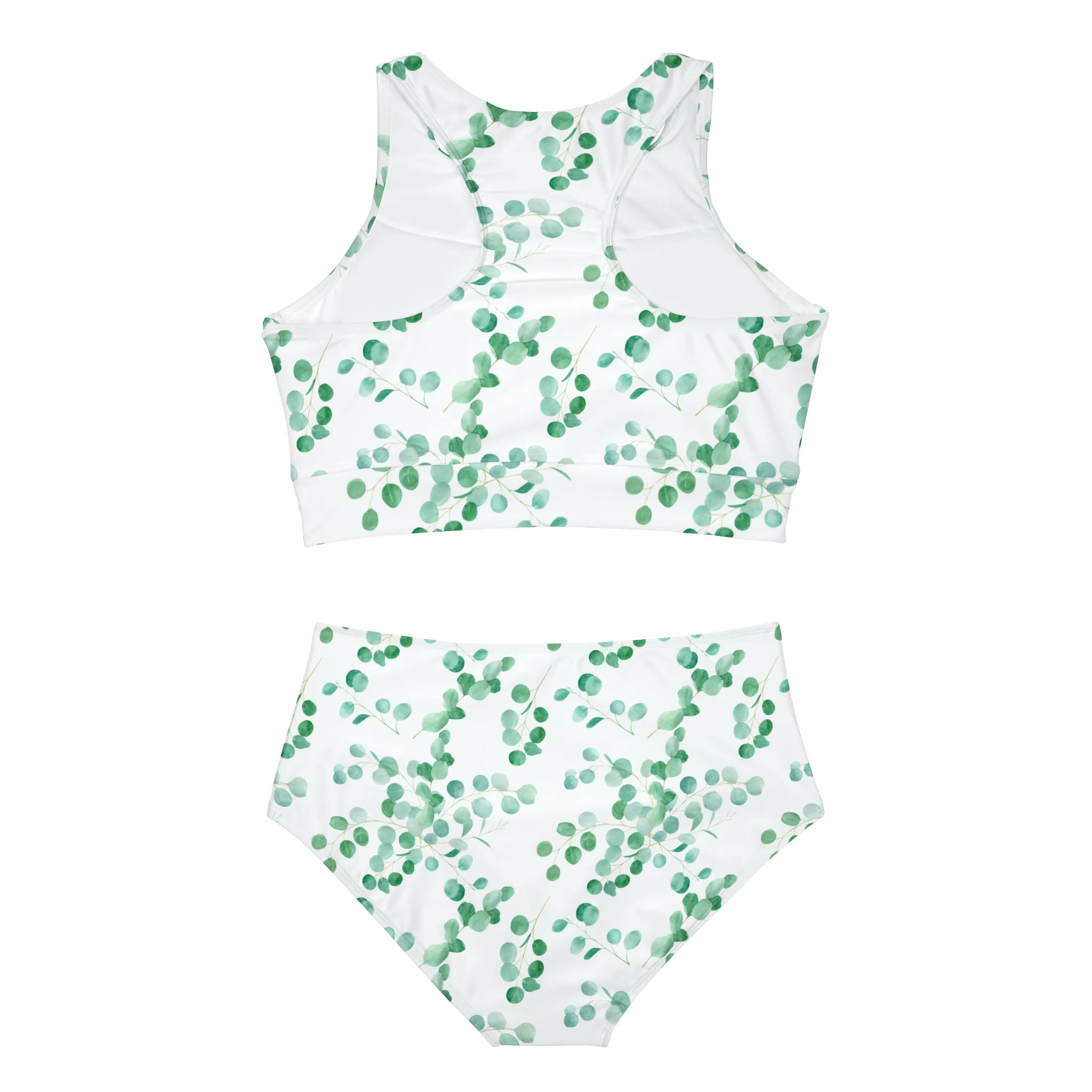 Australian Eucalyptus Leaves Women's Sporty Bikini Set