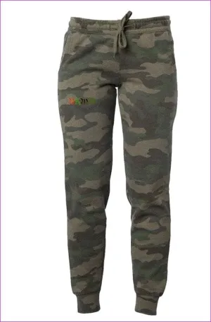 B.A.M.N - By Any Means Necessary Womens Camo Wash Sweatpants