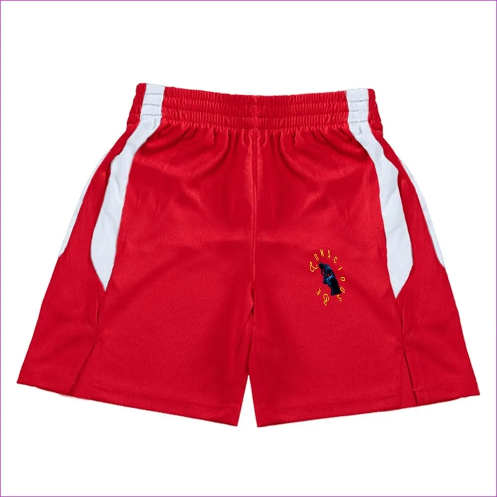 Be Conscious Thinking Man Men's Basketball Jersey Shorts Set