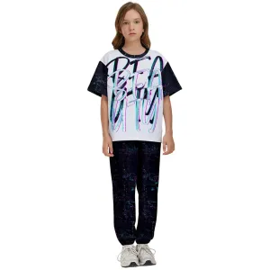 BEAUTY Kids' Tee and Pants Sports Set