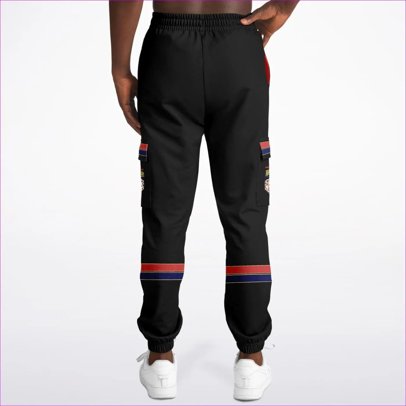 Bread Winner Premium Black Cargo Sweatpants