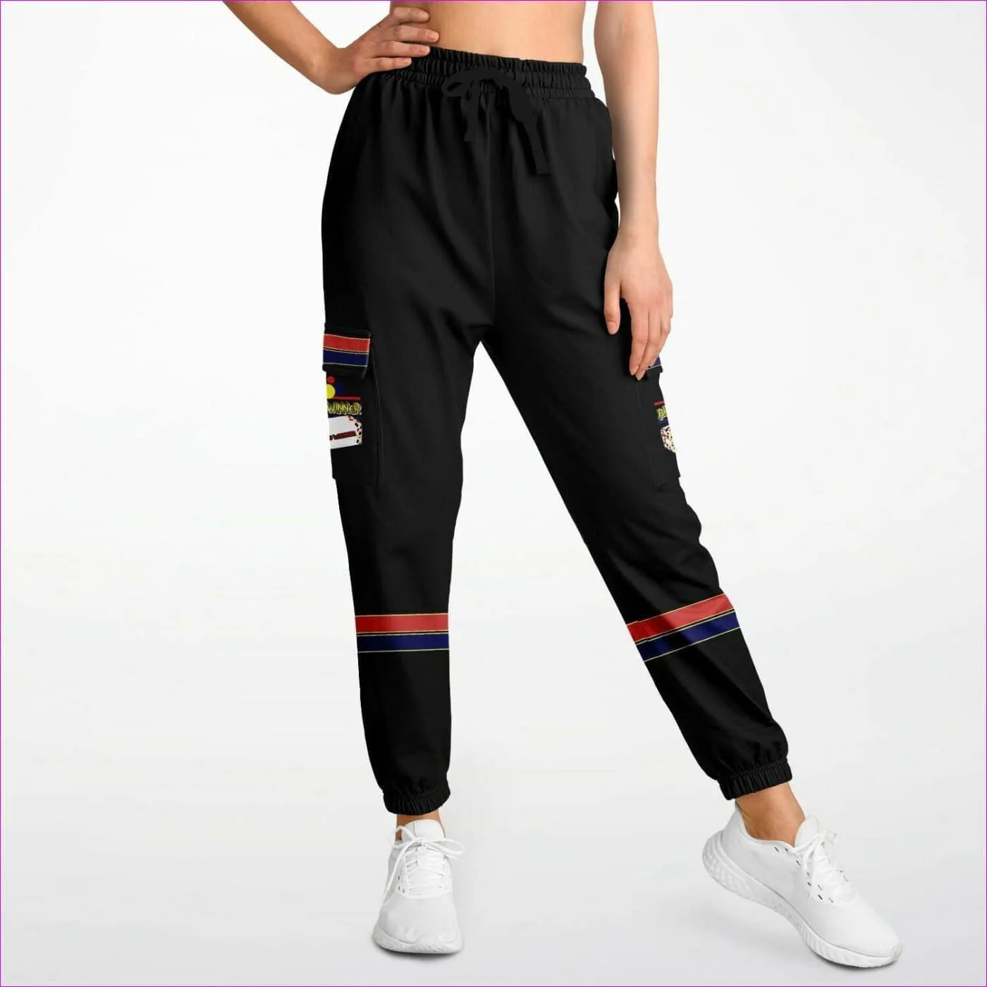 Bread Winner Premium Black Cargo Sweatpants