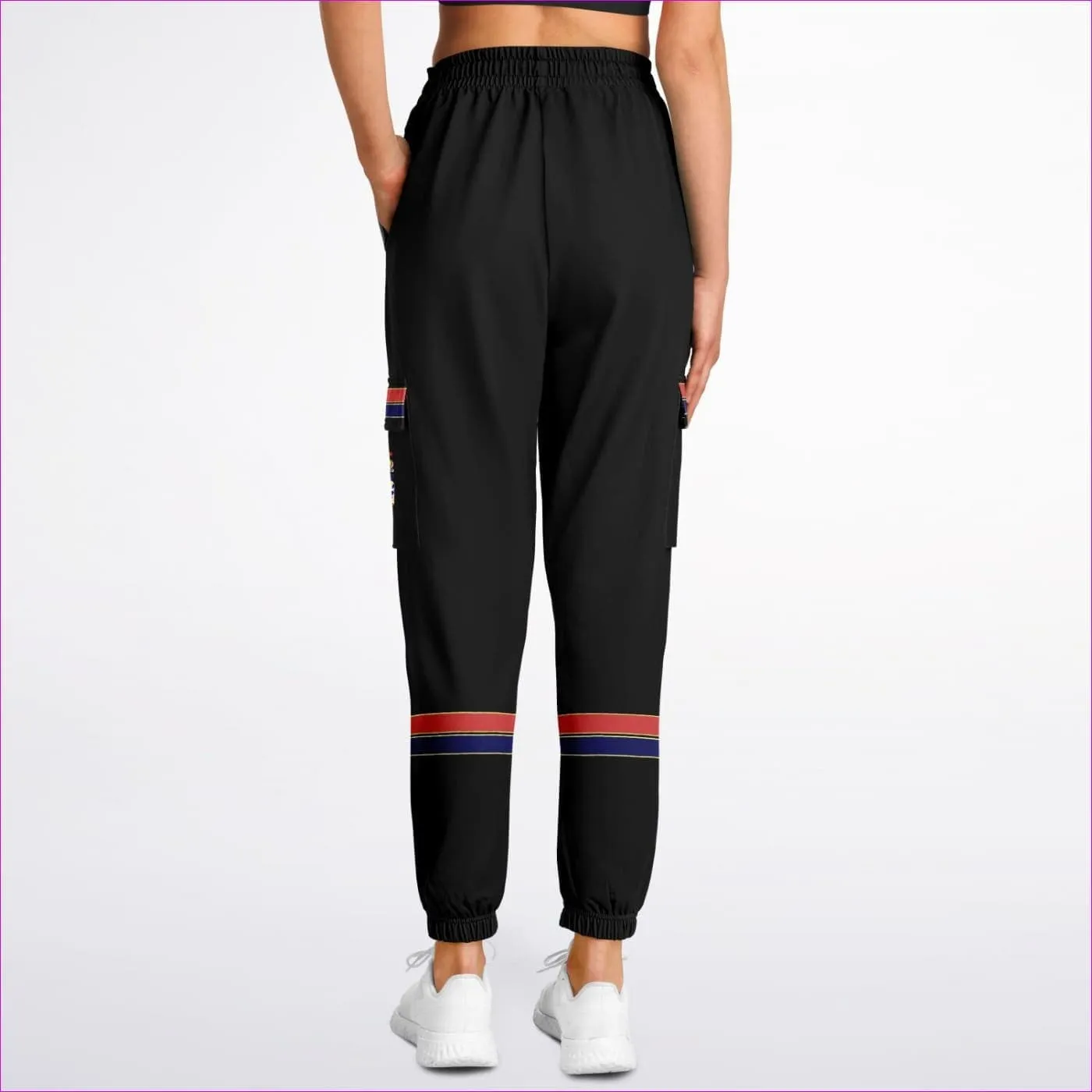 Bread Winner Premium Black Cargo Sweatpants