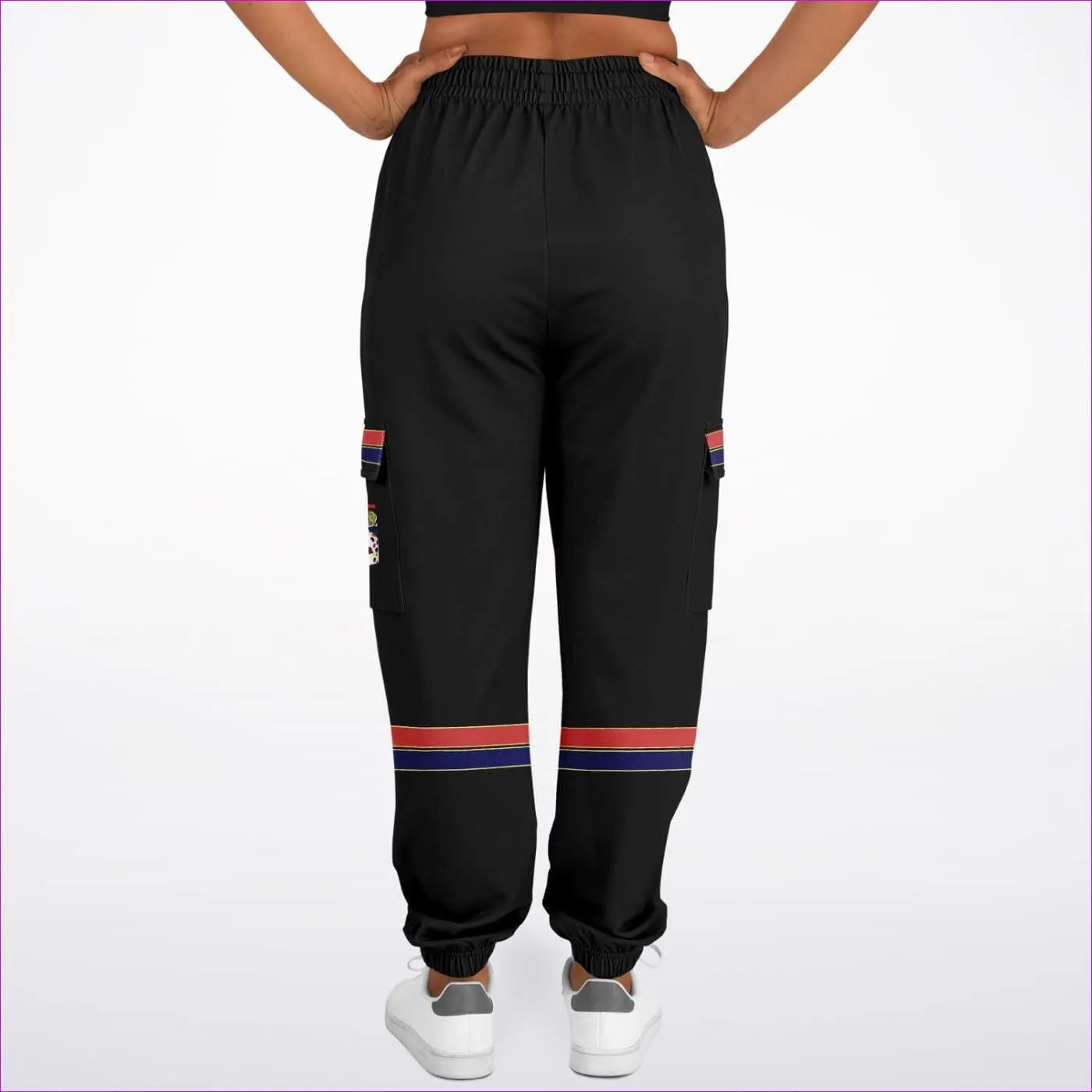 Bread Winner Premium Black Cargo Sweatpants