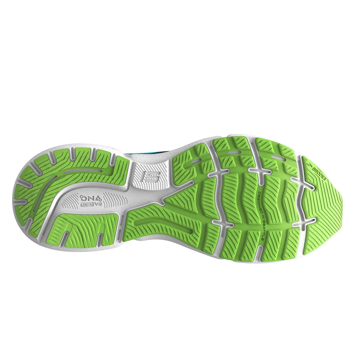 Brooks Ghost 15 Mens | Black/hawaiian Ocean/green