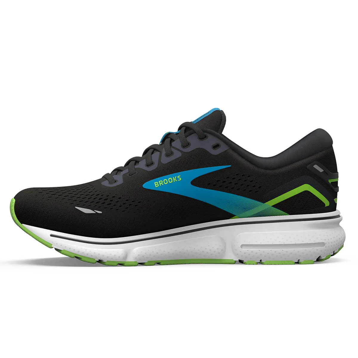 Brooks Ghost 15 Mens | Black/hawaiian Ocean/green