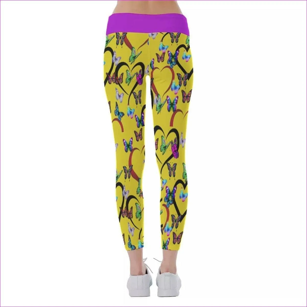 Butterfly Love Womens Yoga Leggings