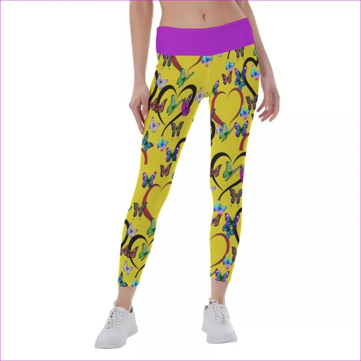 Butterfly Love Womens Yoga Leggings