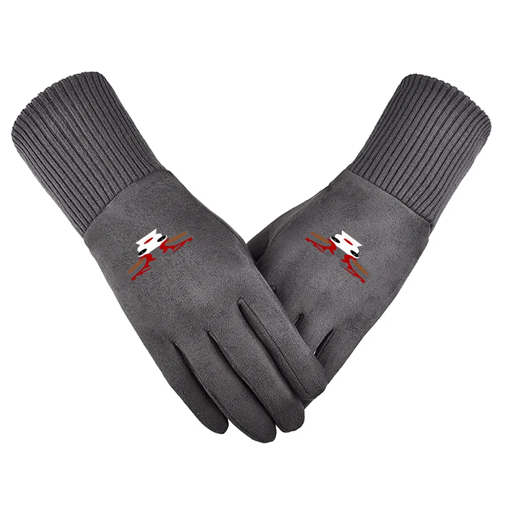 Christmas Reindeer Unisex Suede Fabric Christmas Gloves - 5 colors