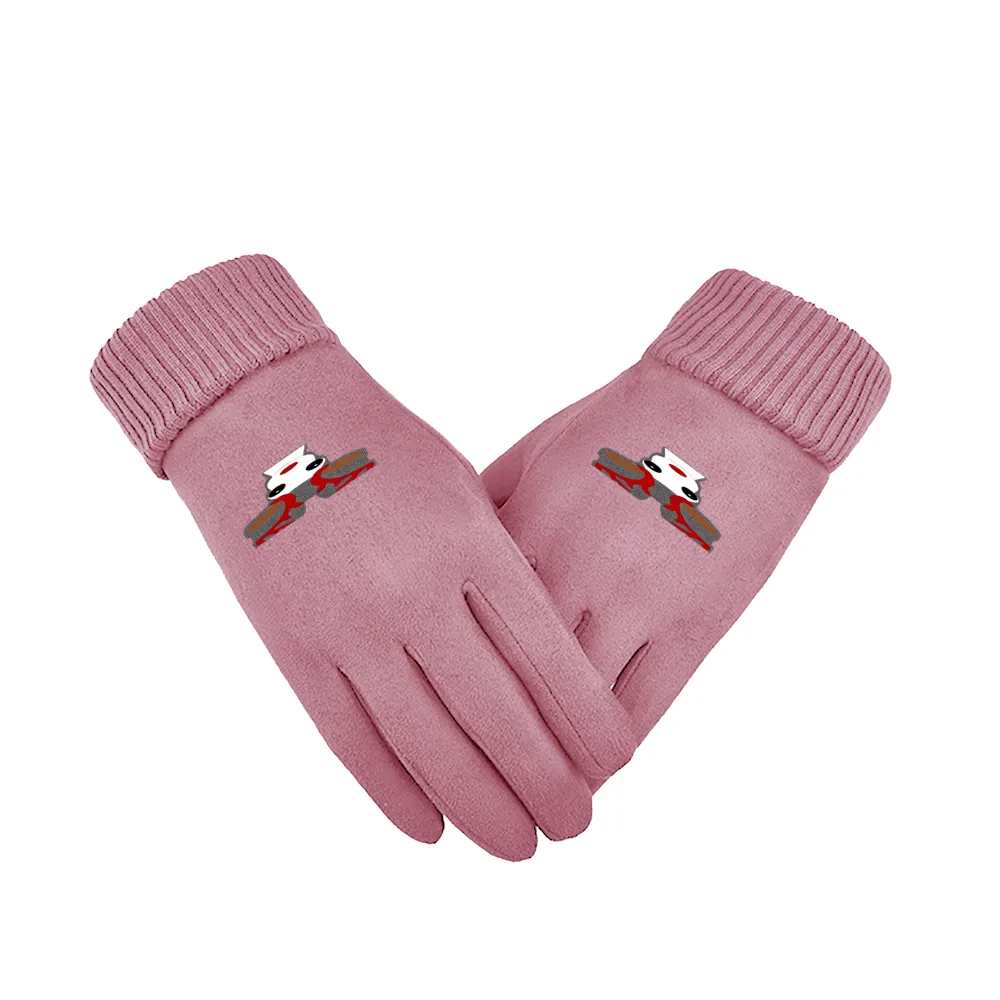 Christmas Reindeer Unisex Suede Fabric Christmas Gloves - 5 colors