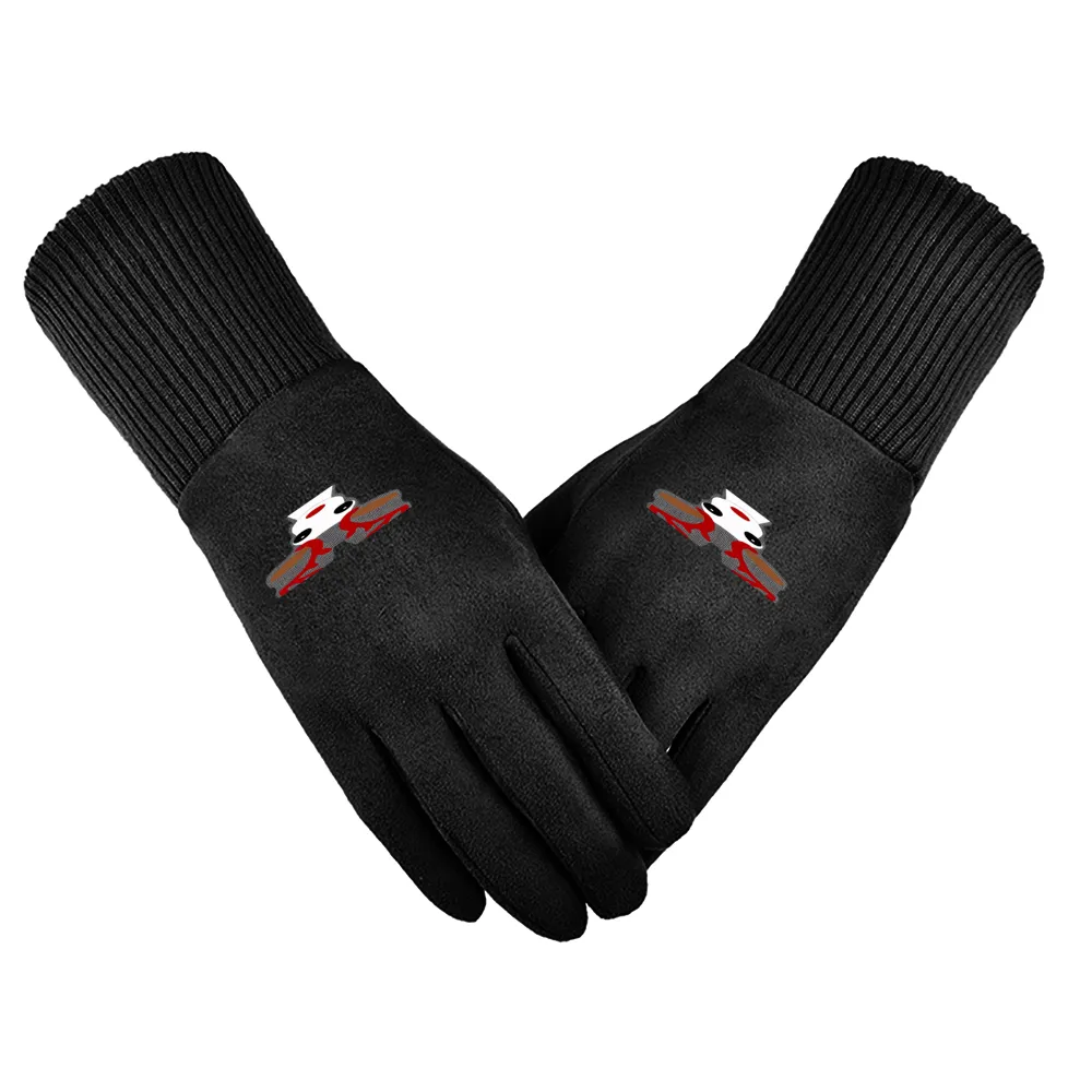 Christmas Reindeer Unisex Suede Fabric Christmas Gloves - 5 colors