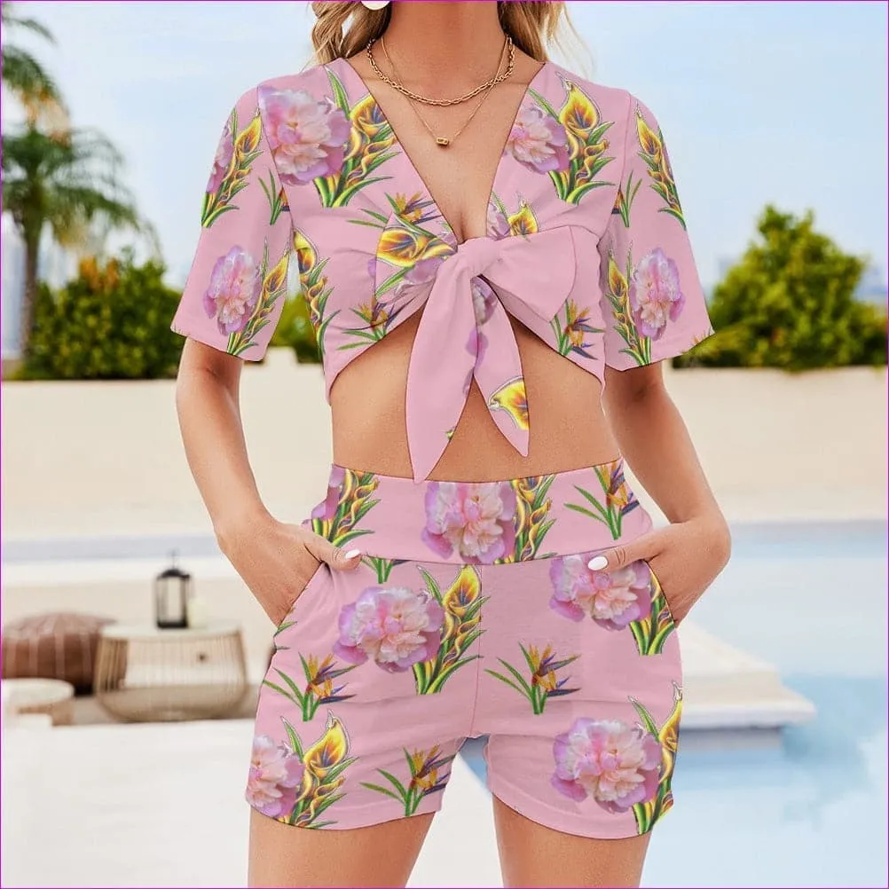 Delightful Beach Sports Two Piece Outfit Set - 2 options