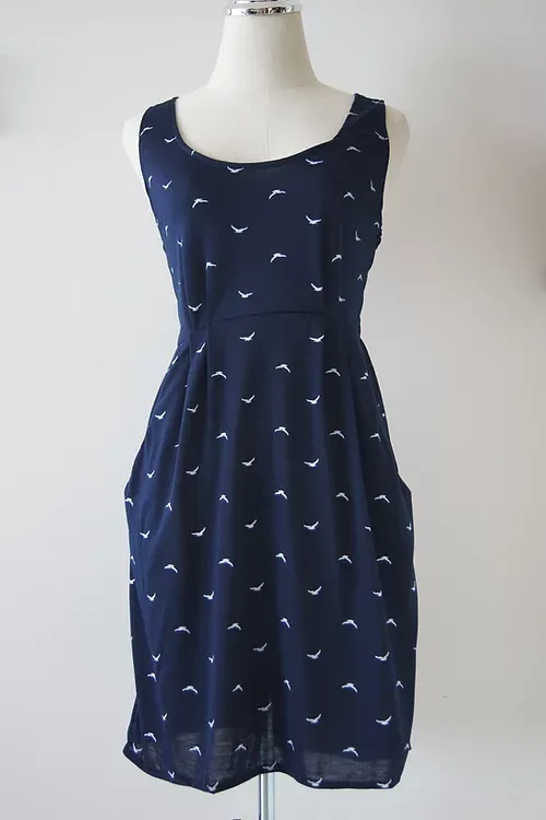 Dress - Knee Length - Little Birds