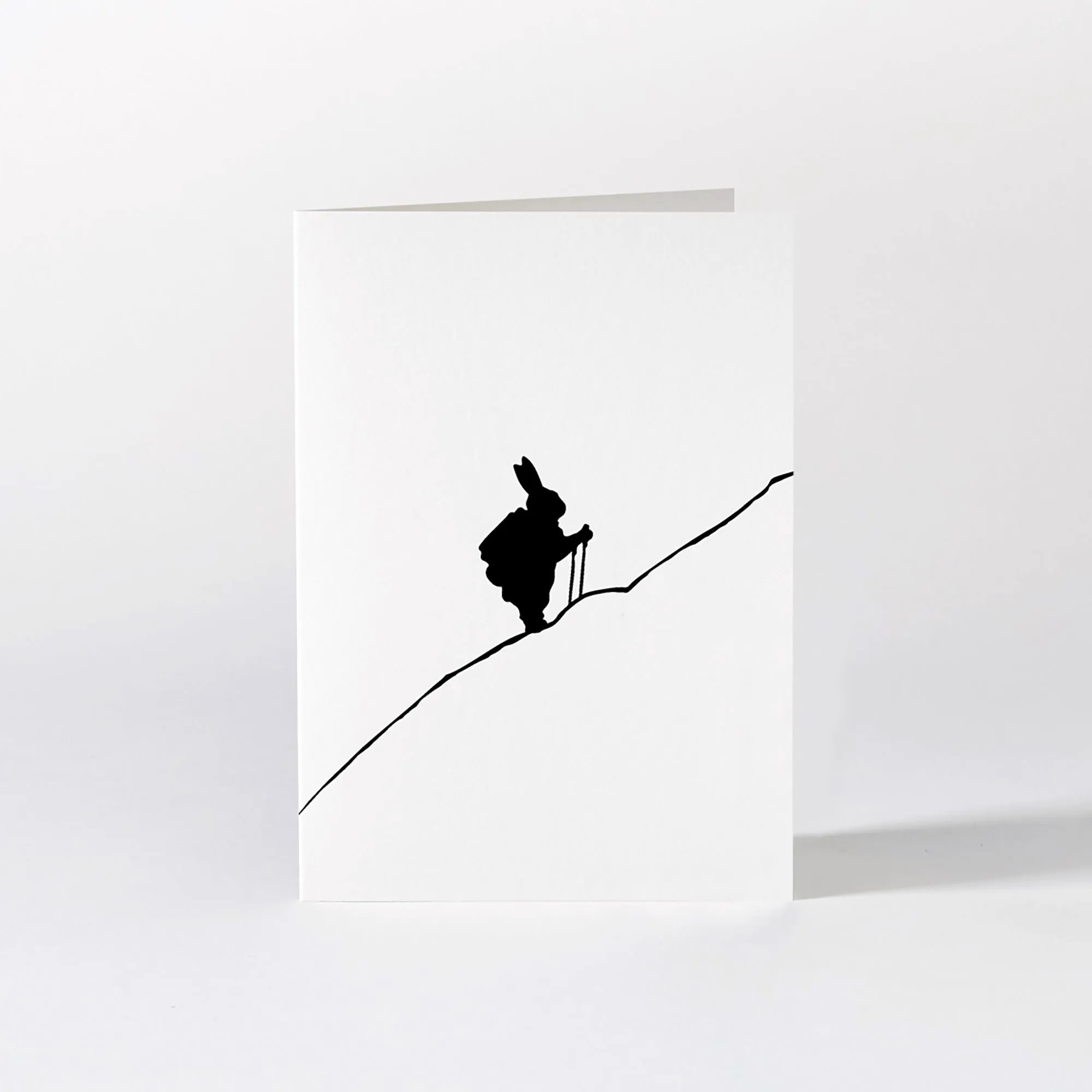 Hiking Rabbit Card