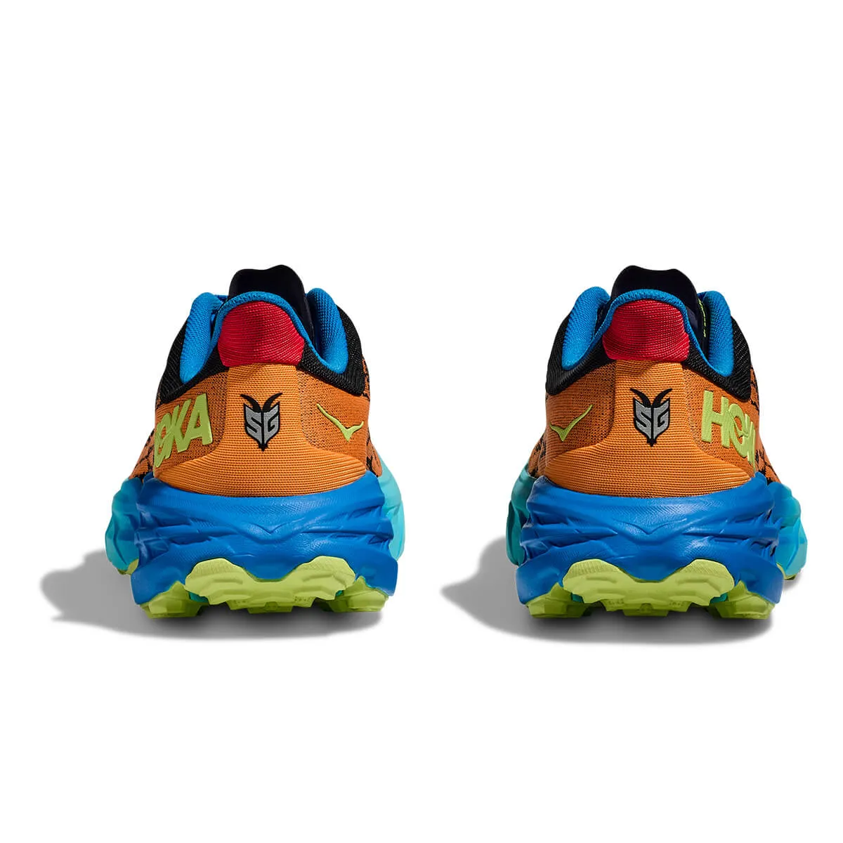 Hoka Speedgoat 5 Mens | Solar Flare / Diva Blue