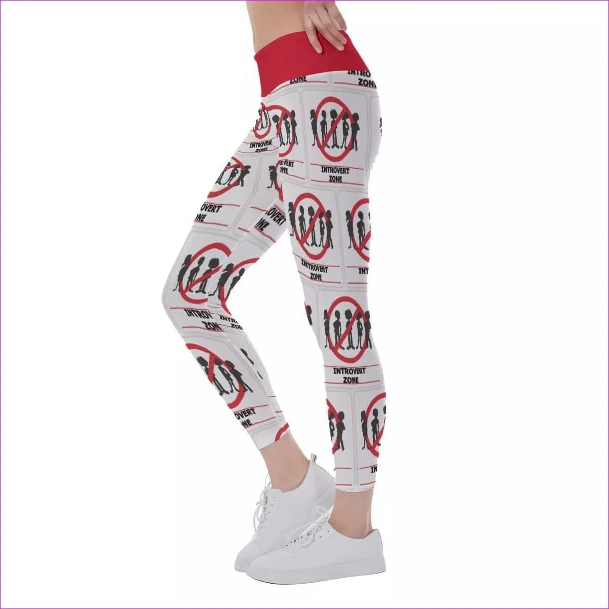 Introvert Zone Womens Yoga Leggings