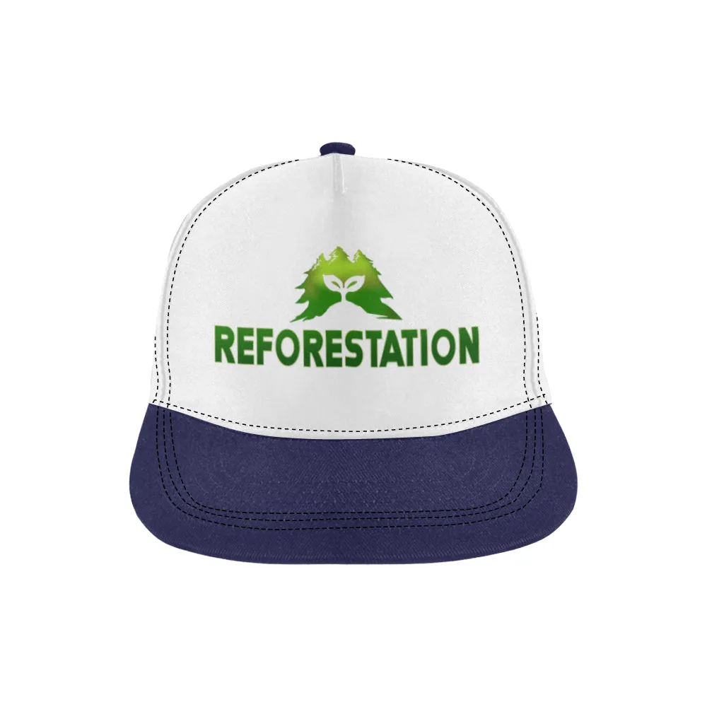 Julia REFORESTATION All Over Print Hat - Unisex - White