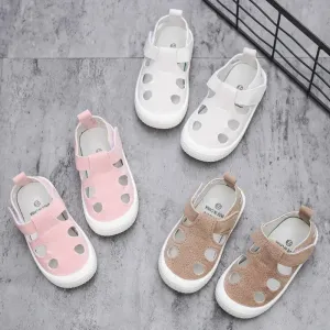 Kids Half Sandals Boys Sports Casual Shoes Cut-outs Hollow Fashion 2024 New Spring Summer Toddlers Children Girls Sandals 21-30