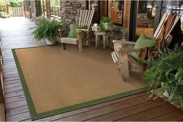 Lanai 525G Beige/ Green Rug