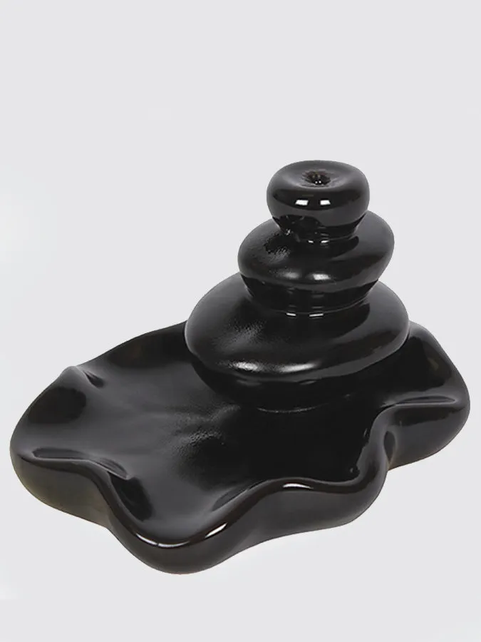 Namaste Large Pebbles Backflow Incense Burner