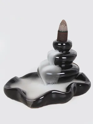 Namaste Large Pebbles Backflow Incense Burner