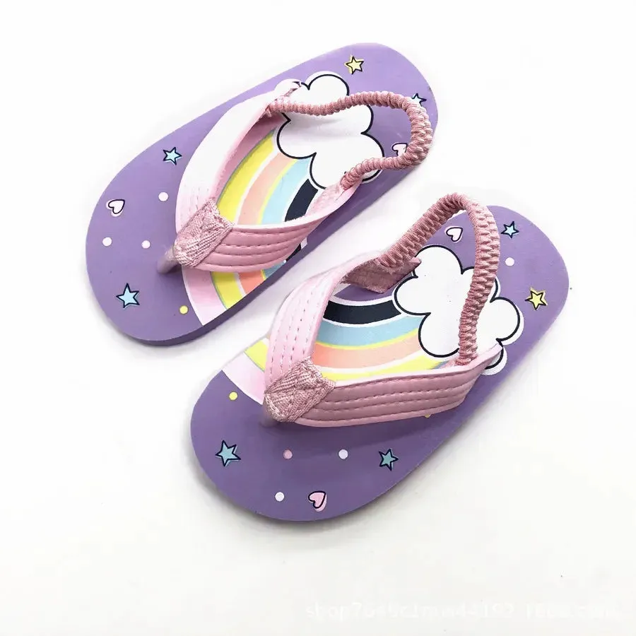 New Baby Flip-flops Sports Sandals Outdoor Open Toe Kids Slippers Summer Sandal Children Flip-flops Boy Girl Slipper Beach Shoe