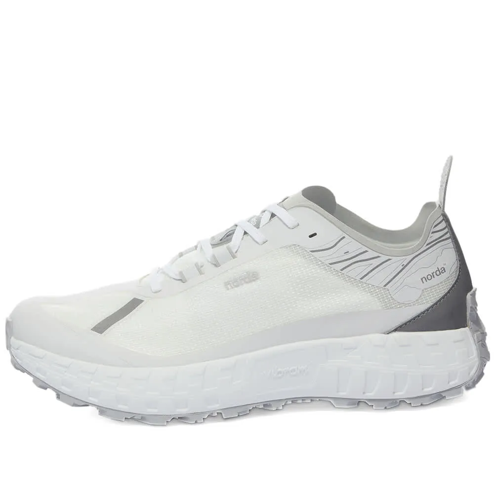 Norda 001 Trail Running Shoe (White/Grey)