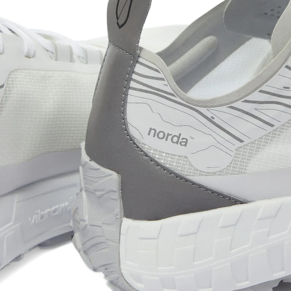 Norda 001 Trail Running Shoe (White/Grey)