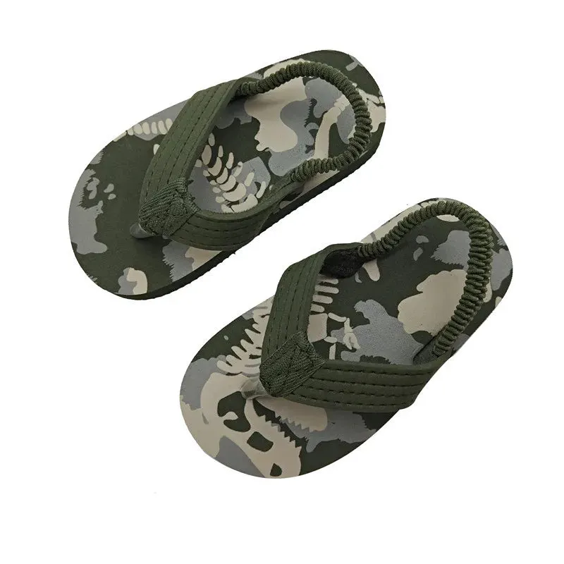 Outdoor Open Toe Kids Slippers Summer Sandal Children Flip-flops Boy Girl Slipper Beach Shoe New Baby Flip-flops Sports Sandals