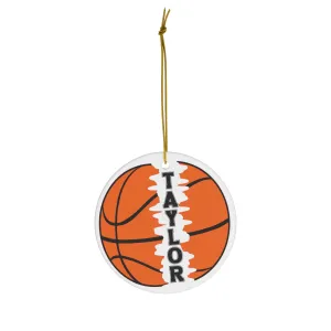 Personalized Basketball Ornament