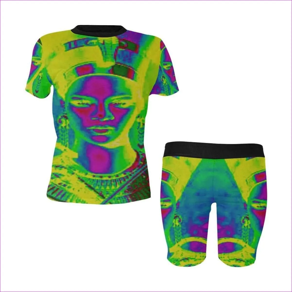 Queen Women's Yoga Short Set