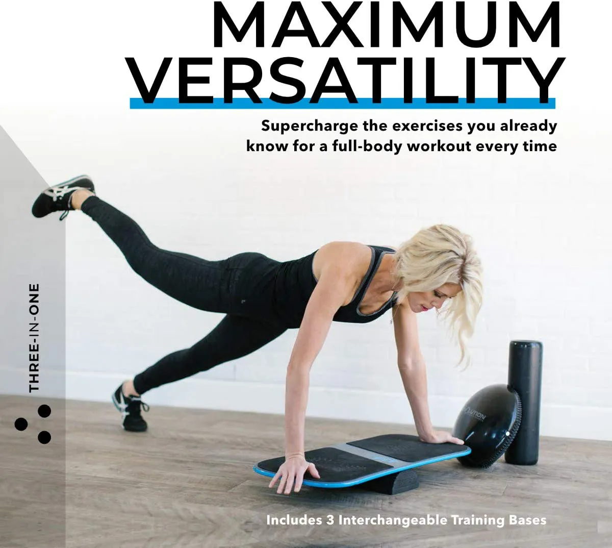 Revolution FIT 3-in-1 Exercise Balance Board Training System