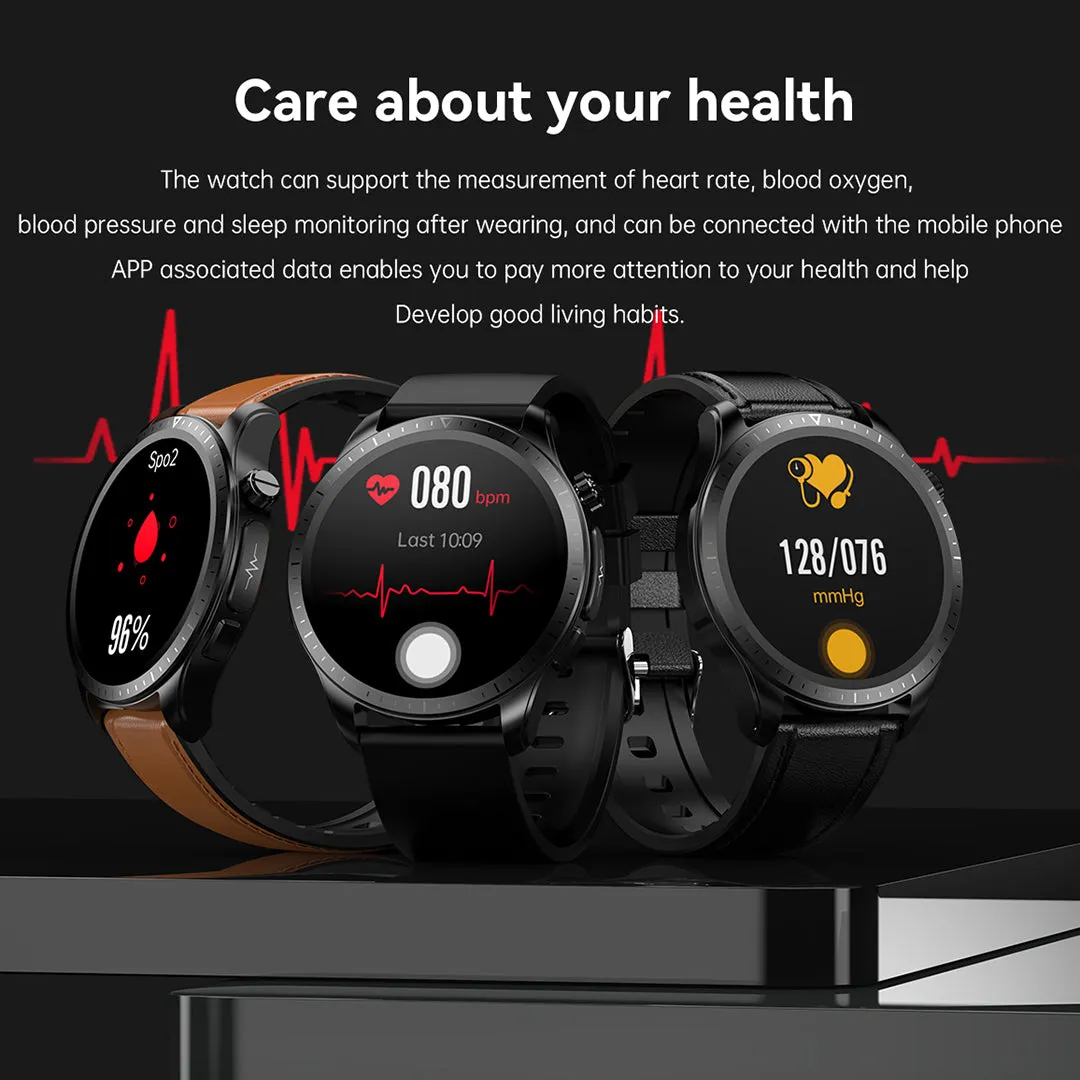 RollsTimi RT420 ECG Men's Smartwatches Luxury Business Sports Smart Watch for Women Fitness Tracker Bluetooth Calls, Sleep Tracking