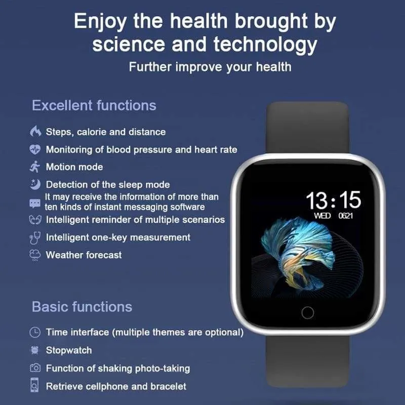 Smartwatch Waterproof Smart Watch Fitness Tracker Just For You