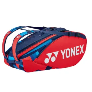 Yonex 92229EX - 9 PCS Pro Racket Bag [Scarlet]